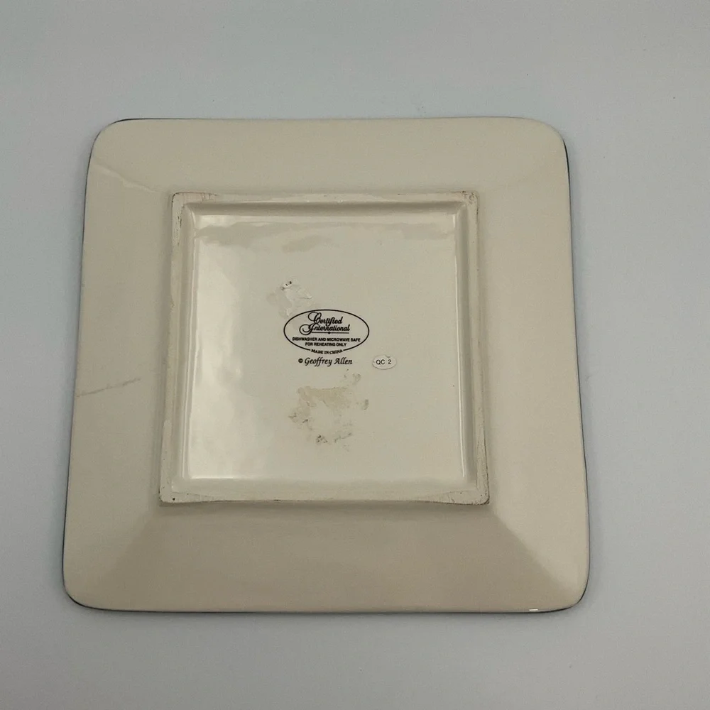 Certified International “Seaside Market” Plates by Geoff Allen Discontinued